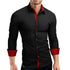 Long Sleeve Plus Size Shirt Men's Shirt