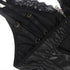 Large Black Zipper Babydoll With Garter