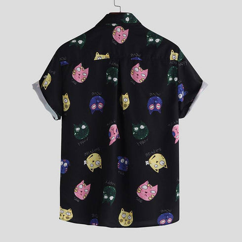 Mens's Slim Shirts Printed