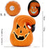 Hollow Plug-in Pumpkin Piles Placed Outdoors In The Park