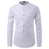 Men's Shirts Korean Men Slim Long Sleeve Dress Shirt