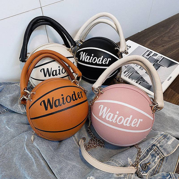 Basketball Shape Handbag Chain Shoulder
