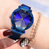 New Fashion Women Mesh Magnet Buckle Starry Sky Watch