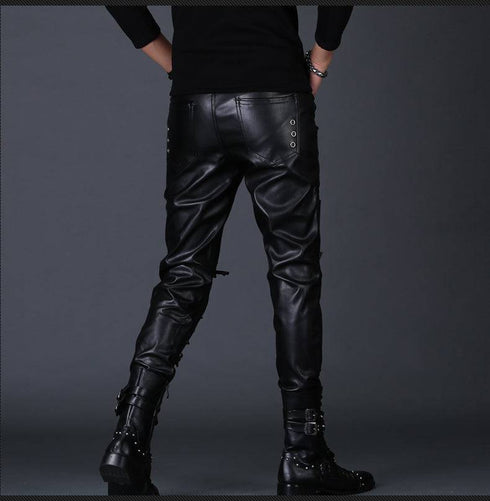 Men's leather pants