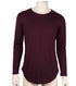 Men's T-shirt Top Solid Long Sleeve