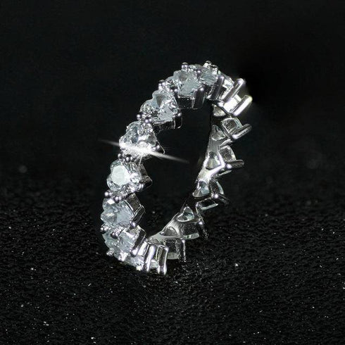 Replica Full diamond zircon ring