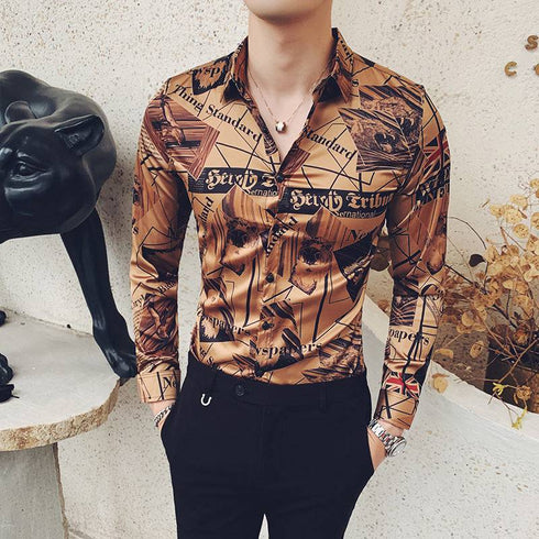 Men's Printed Casual Shirt