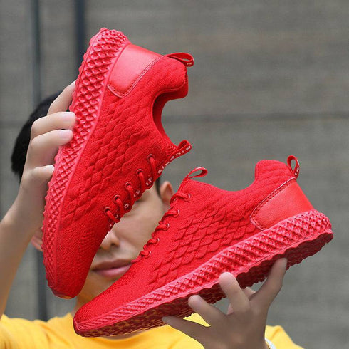 Mesh Flying Woven Breathable Shoes