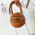 Basketball Shape Handbag Chain Shoulder