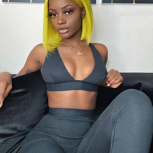 Sexy sports pant and top