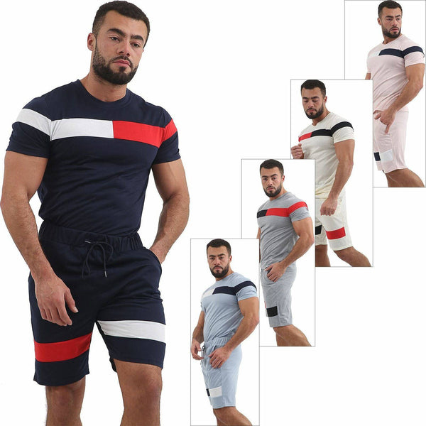 Men's Short-sleeved fitness suit