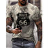 Men's Trendy Breathable Pullover Top Round Neck Short Sleeve