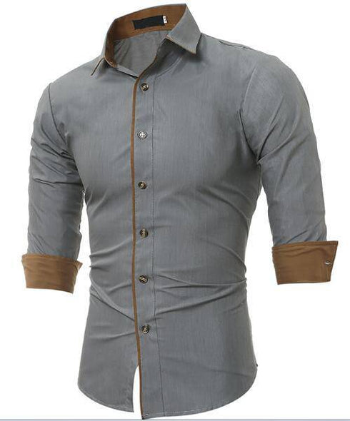 Men Casual Slim Fit Shirt EsaModa®