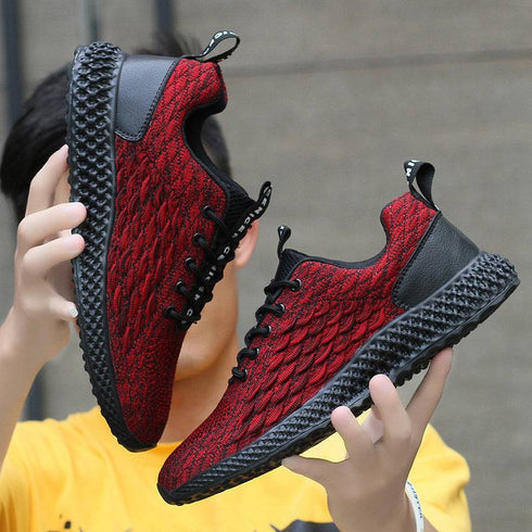 Mesh Flying Woven Breathable Shoes