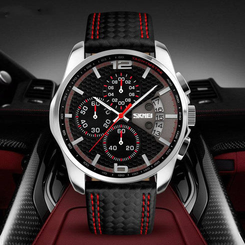 Leather quartz watch sports watch watch