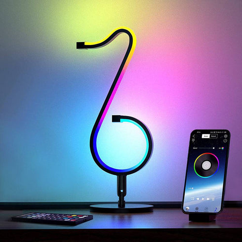 TikTok Wall/Floor Lamp With Rhythm Sensor And Remote Control