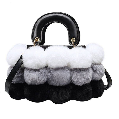 Shoulder Plush Handbags Winter