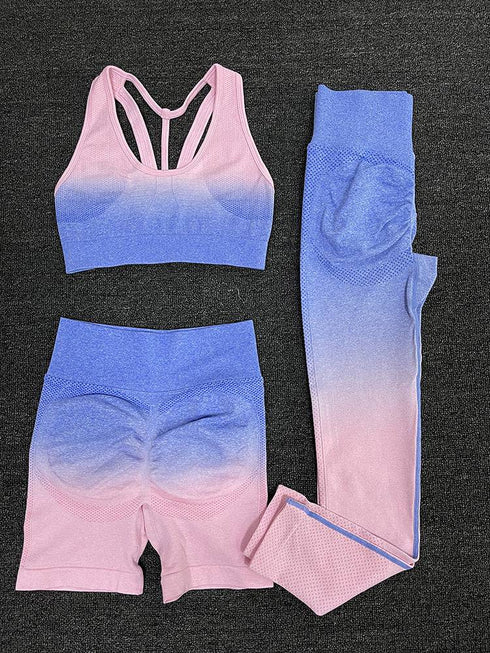 European And American Seamless Yoga Suit Women's Fitness