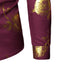 Men's bronzing long-sleeved shirt