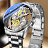 Men's Watch Skeleton Automatic Quartz