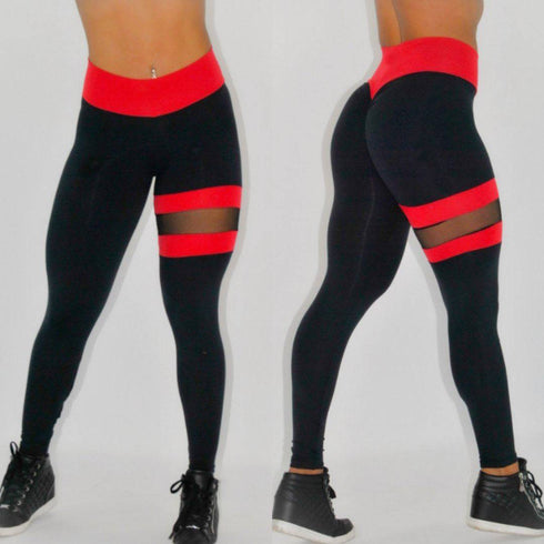 Women's Double Ring Contrast High Stretch Leggings