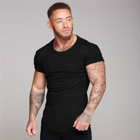 Men's Sports fitness short sleeve T-shirt