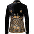 Blazer Embroidery Velvet men's jacket