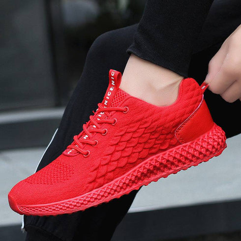 Mesh Flying Woven Breathable Shoes