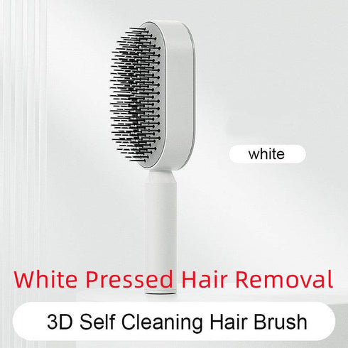 Hair Brush One-key Cleaning Hair Loss Airbag Massage Scalp Comb Anti-Static