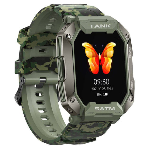 Outdoor Smart Watch 5ATM IP69K Waterproof Bluetooth Smart Watch