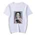 Devil Print Ladies Short Sleeve Top T-Shirt Loose