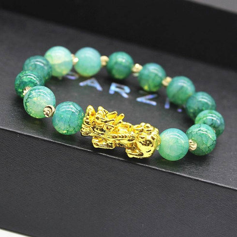 Gold-plated color-preserving brave bracelet
