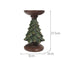 Wooden Christmas Tree Candlestick Base