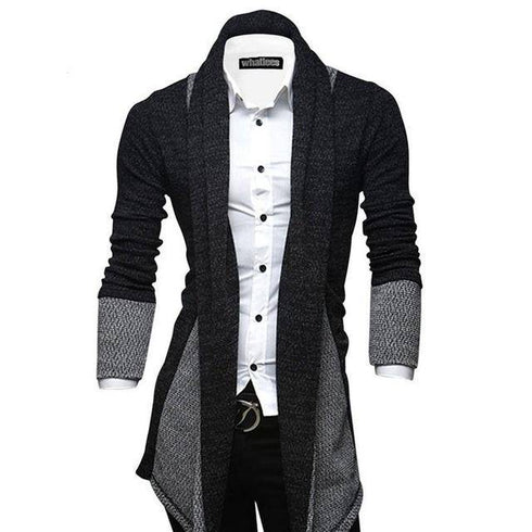 Men's Fashion Mid Length Knit Cardigan