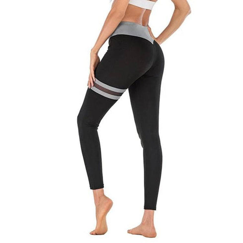 Women's Double Ring Contrast High Stretch Leggings