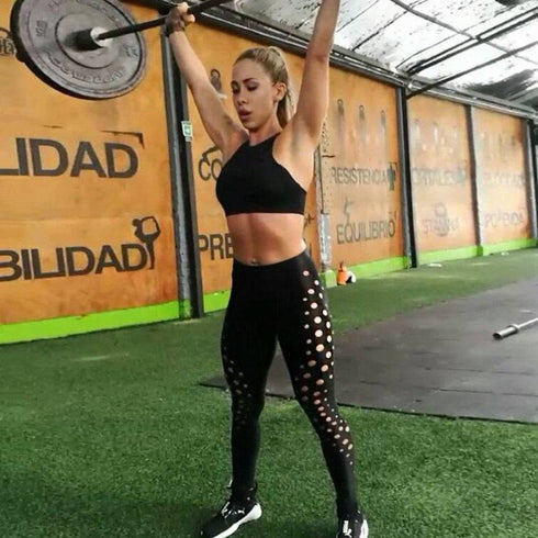 Women's Quick dry Push Up Black Slim legging