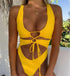 Women's Fashion Solid Color One Piece Bikini