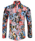 Men's Long-sleeved Shirts Linen Cotton Printing New Products Autumn