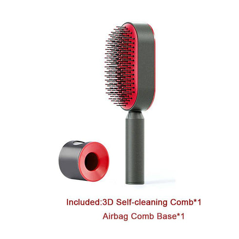 Hair Brush One-key Cleaning Hair Loss Airbag Massage Scalp Comb Anti-Static