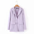 Women's Purple three-piece Suit with Jacket