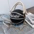Basketball Shape Handbag Chain Shoulder