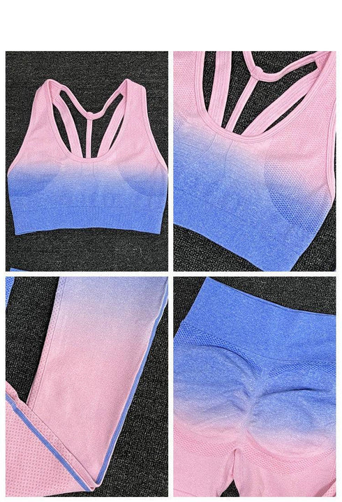 European And American Seamless Yoga Suit Women's Fitness