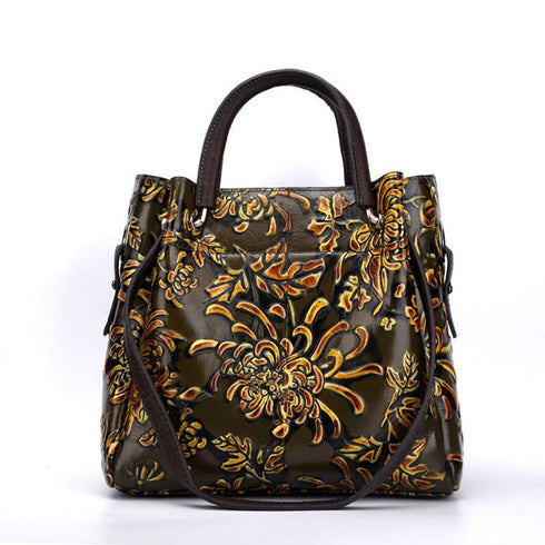 Trendy Women's Handbag Three-dimensional Embossed