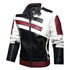 Men's Jackets Motorcycle Stand Collar Leather