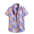 Spring And Summer Men's Beach Flower Hawaiian Shirt
