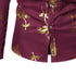 Men's bronzing long-sleeved shirt