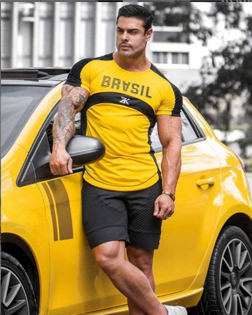 Men's Outdoor running short sleeves