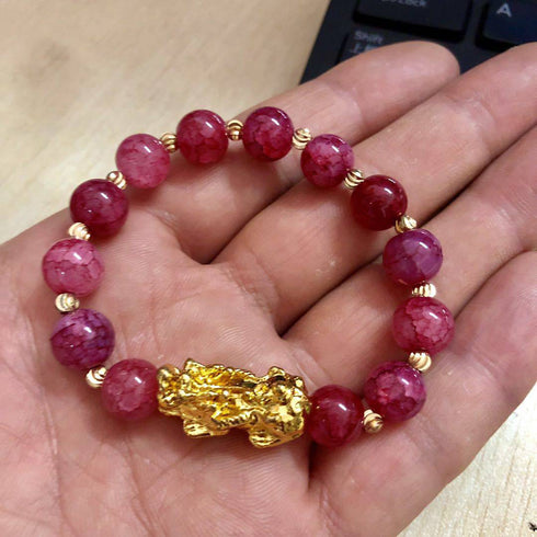 Gold-plated color-preserving brave bracelet