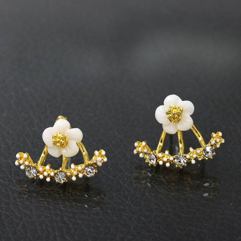 Fashion Small Daisy Flower Chrysanthemum Earrings