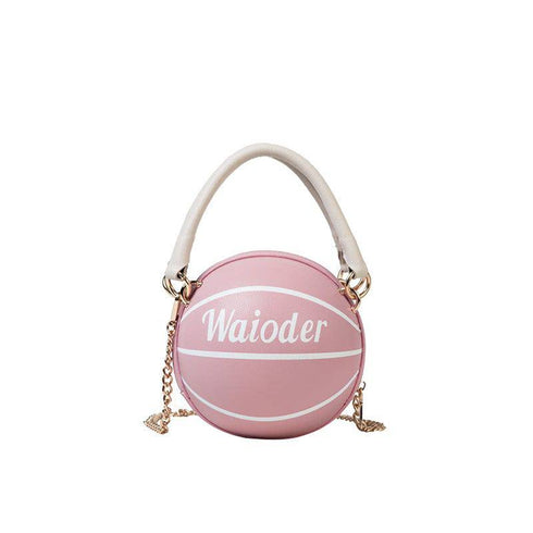 Basketball Shape Handbag Chain Shoulder